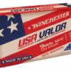 Winchester USA Valor NATO 9mm Luger Ammo 124 Grain Full Metal Jacket 1000 rounds
